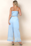 Jessika Cotton Vacation Pants Set