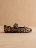 The Soho | Leopard Ballet Fall Flat with Buckle