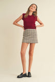 Game Day Rib Neck Knit Sweater