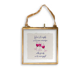 Here's to Friends We'll Never Forget: Dishtowel