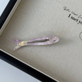 Acetate Floral Fish Clip Hairpin Barrette