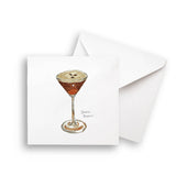 Espresso Martini with Quote: Dishtowel