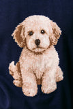 'Goldendoodle’ Long Sleeve Crewneck Sweater