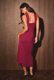 Ruby Strapless Scarf Mesh Dress