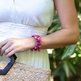 Aasha Blush Coil Bracelet