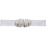 Metal Design Woven Belt