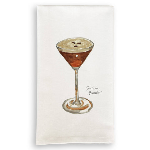 Espresso Martini with Quote: Dishtowel