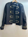 Embellished Military Blazer Jacket