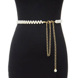 Pearl String Chain Belt