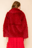 Sarah Jessica Minky Fur Jacket