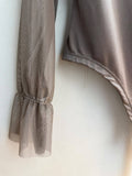 Tiffany Tulle Sleeve Italian Bodysuit