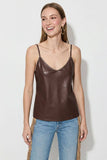 The Whipstitch Vegan Leather Cami