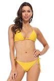 Solid Basic Trangle Bikini Set