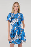 Uriella Kanes Floral Smocked Mini Dress