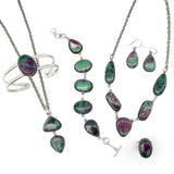 Kashi Semiprecious Stone Ring - Ruby Zoisite