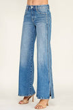Petra Mid Rise Comfort Wide Leg Jean