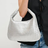 Adela Woven Hobo - Gold