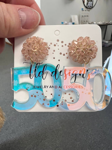 Milestone Birthday Earrings