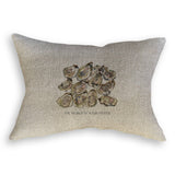 A Dozen Oysters with Quote: Dishtowel