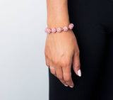 Luxe Globe Bracelet - Hibiscus