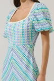 Widley Crochet Reyna Mini Dress