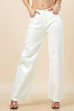 Shine Stretch Wide Denim Pants