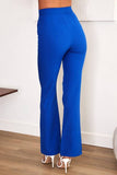 Venti6 Side Zipper Flared Dress Pants