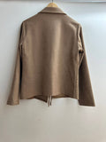 Penne Italian Tie Front Jacket