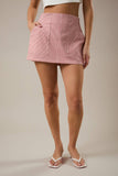 Linda Low Waist Pocket Detail Mini Skirt