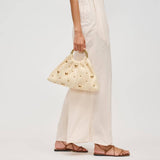 Harper Evening Bag: Natural