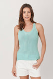 Mystree Washed Sweater Tank Top