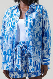 Nala Floral Regie Boyfriend Button Down Shirt