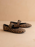 The Soho | Leopard Ballet Fall Flat with Buckle