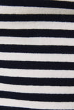 One Shoulder Stripe Top- Red