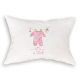 Baby Girl Clothing with “It's a Girl” Dishtowel