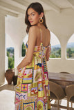 Senia Midi Dress Talmar Postcard- Multi