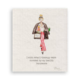 Retail Therapy Shopper Girl: Dishtowel