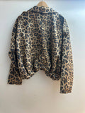 Suede Leopard Print Jacket