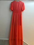 Flutter Sleeve Smocked Waist Italian Jumpsuit