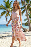 Amara Starfish Mar Print Wrap Skirt