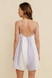 Game Day Gauze Striped Oversized Romper