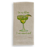 Margarita with In My Defense Dishtowel