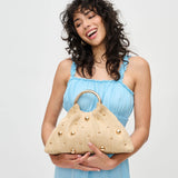Harper Evening Bag: Natural