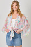 Mystree Print Mix Kimono
