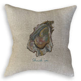 Pink Oyster with Shuck 'em: Dishtowel