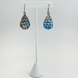 Patina Oceanic Scales Earrings