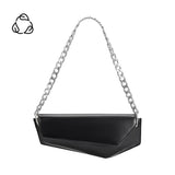 Gabrielle Black Recycled Vegan Shoulder Bag