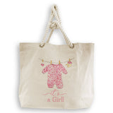 Baby Girl Clothing with “It's a Girl” Dishtowel