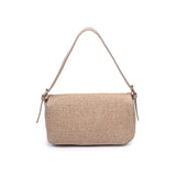 Gloria - Straw Crossbody: Ivory