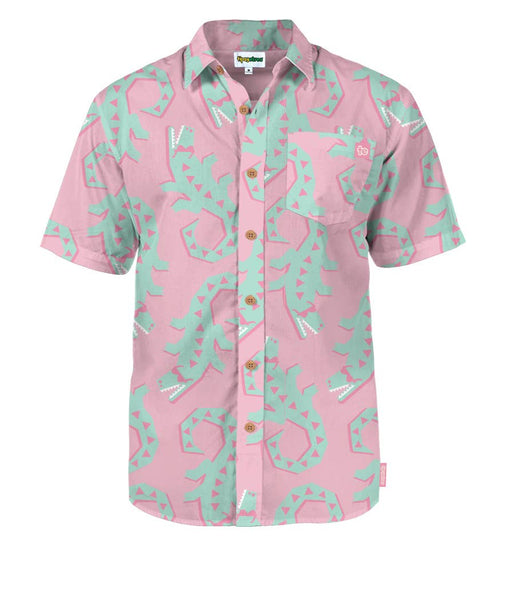 Good Time Gator Button Down Shirt - Men's Hawaiian Shirt